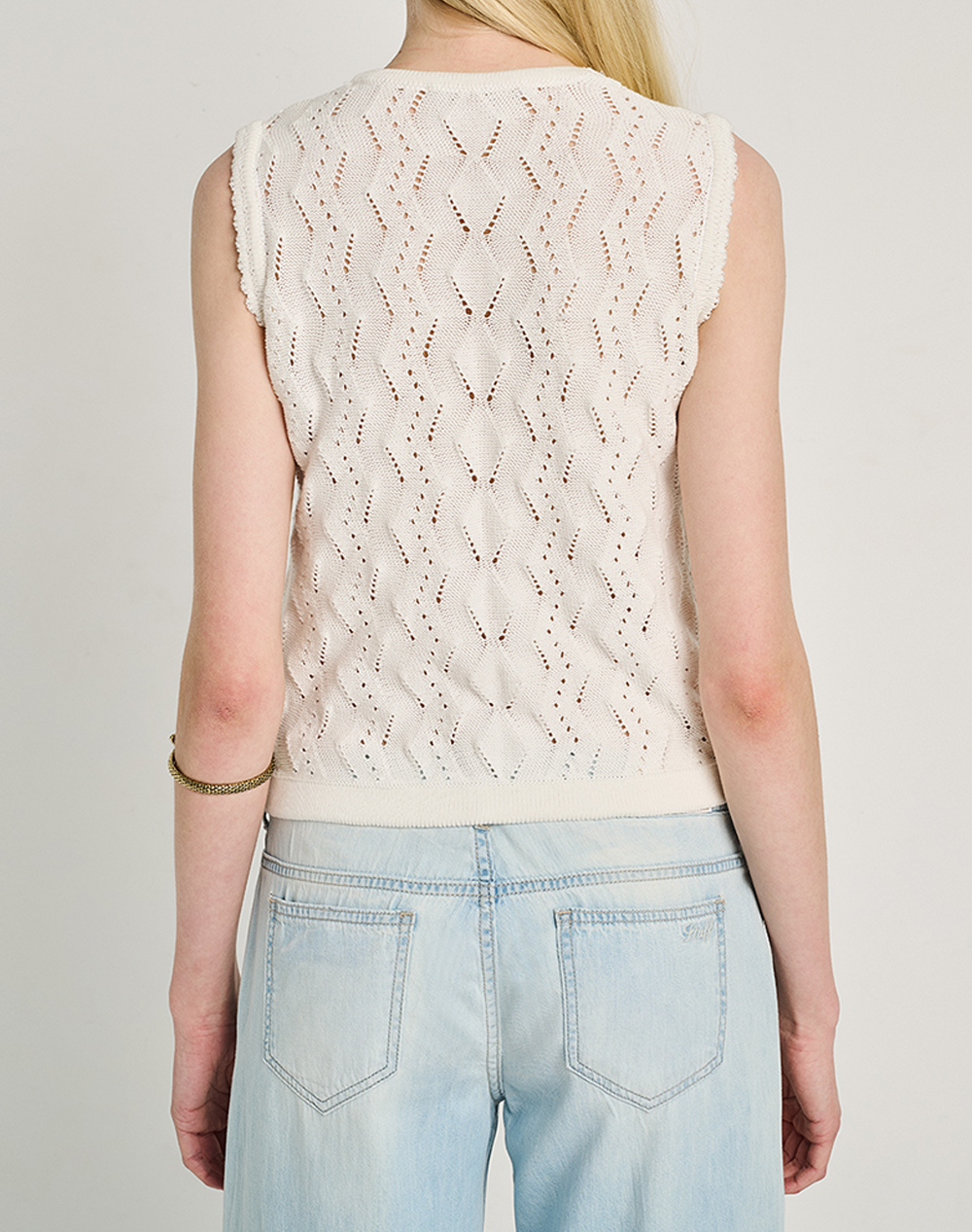 STAFF STAFF Jeda Sleeveless Knit 63-206.055-Ν0010 White - 2