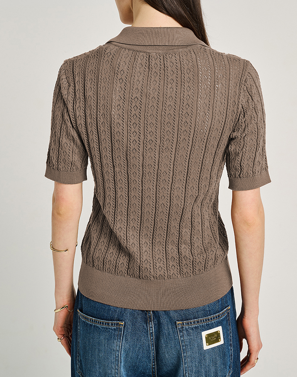 STAFF STAFF Kate Polo Short Sleeve Knit 63-201.055-Ν0076 Mixed - 2