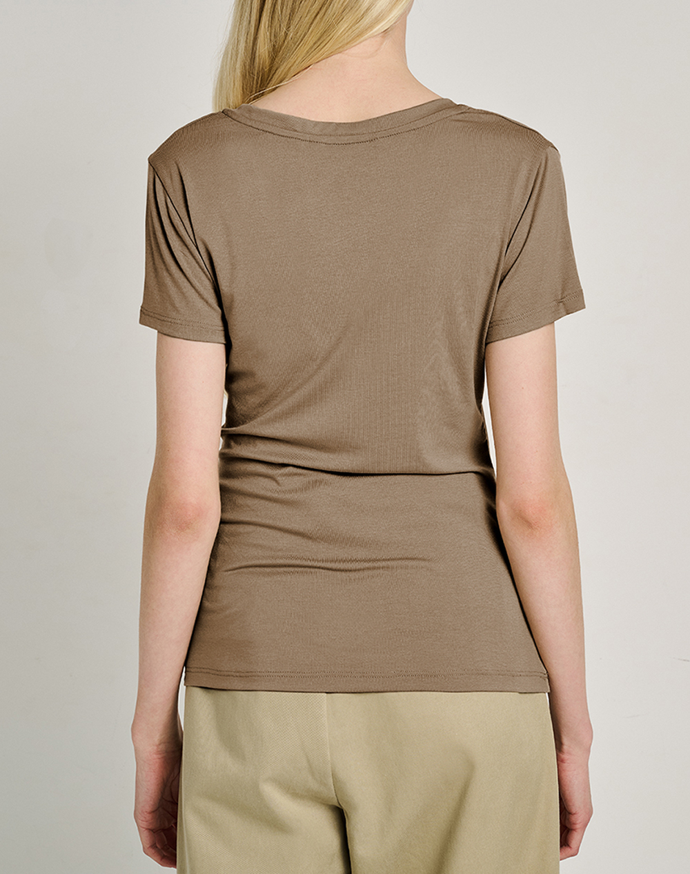 STAFF STAFF Amal T-Shirt Short Sleeve Lyocell 88% Elast 12% 63-007.055-Ν0076 Mixed - 2