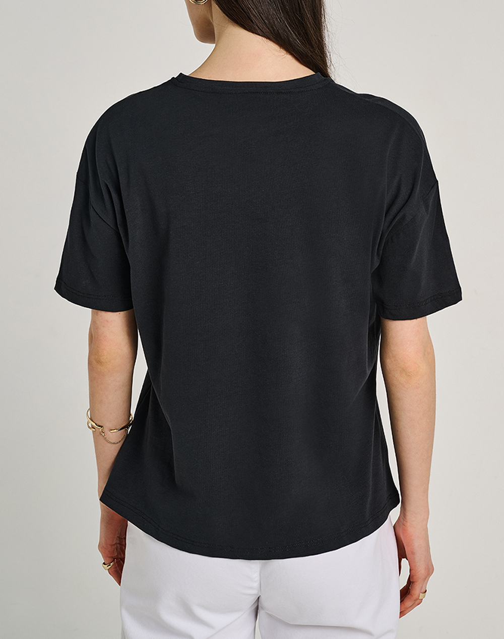 STAFF STAFF Wendy T-Shirt Short Sleeve 100% Cotton 63-002.055-Ν0090 Black - 2