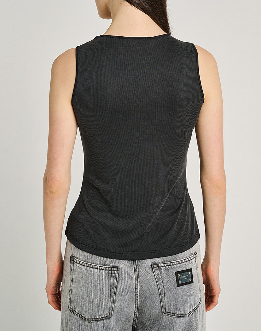 STAFF STAFF Pansy Sleeveless Top Lenzing Modal 63-403.055-Ν0090 Black - 2