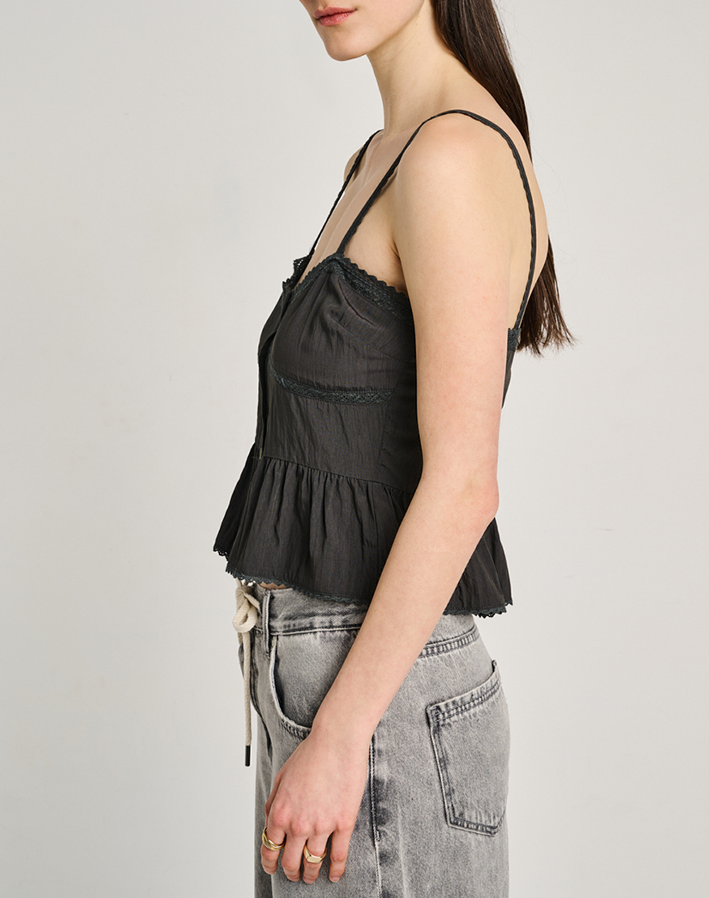 Staff Luisa Sleeveless Top 75%Rayon 25%Nylon 63-412 055-Ν0090 Black Γυναικεία ρούχα μπλούζες Τοπ Κορμακια Politikos Shop Πολιτικός