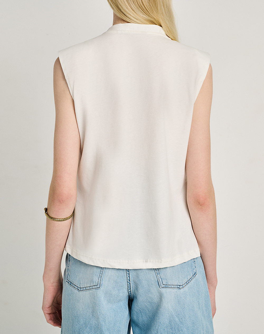STAFF STAFF Υοκο Sleeveless Top 100% Cotton 63-402.055-Ν0010 OffWhite - 2