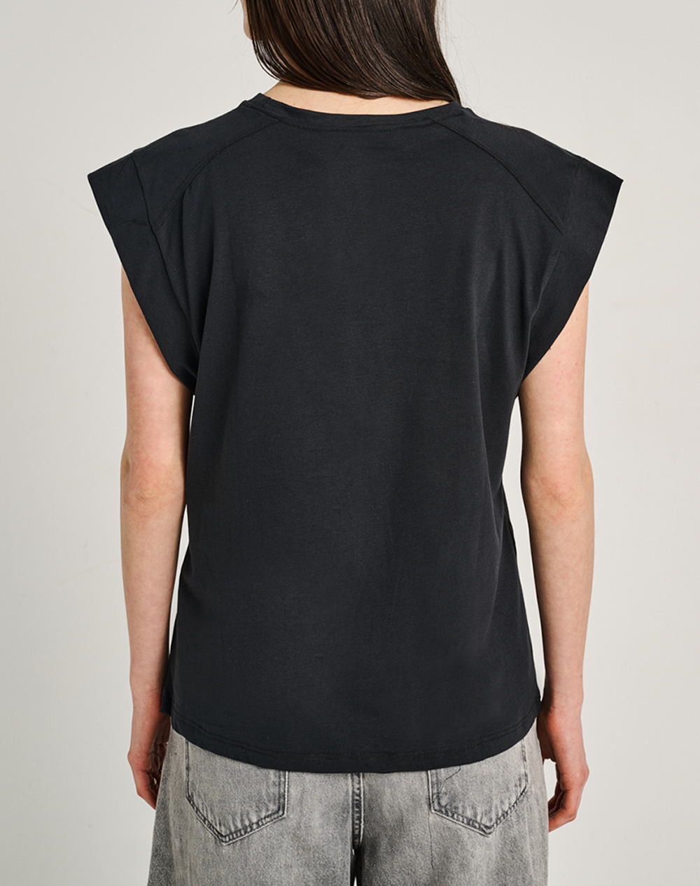 STAFF STAFF Savanah Sleeveless Top 100% Cotton 63-416.055-Ν0090 Black - 2