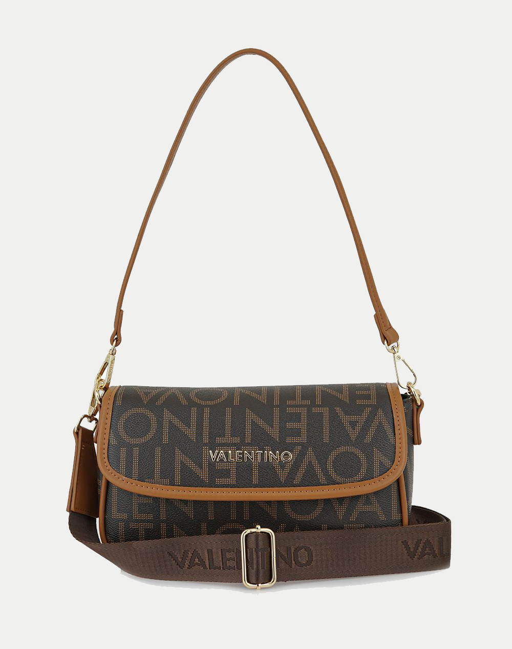 VALENTINO BAGS ΤΣΑΝΤΕΣ ΩΜΟΥ W61680889P58-P58 DarkBrown
