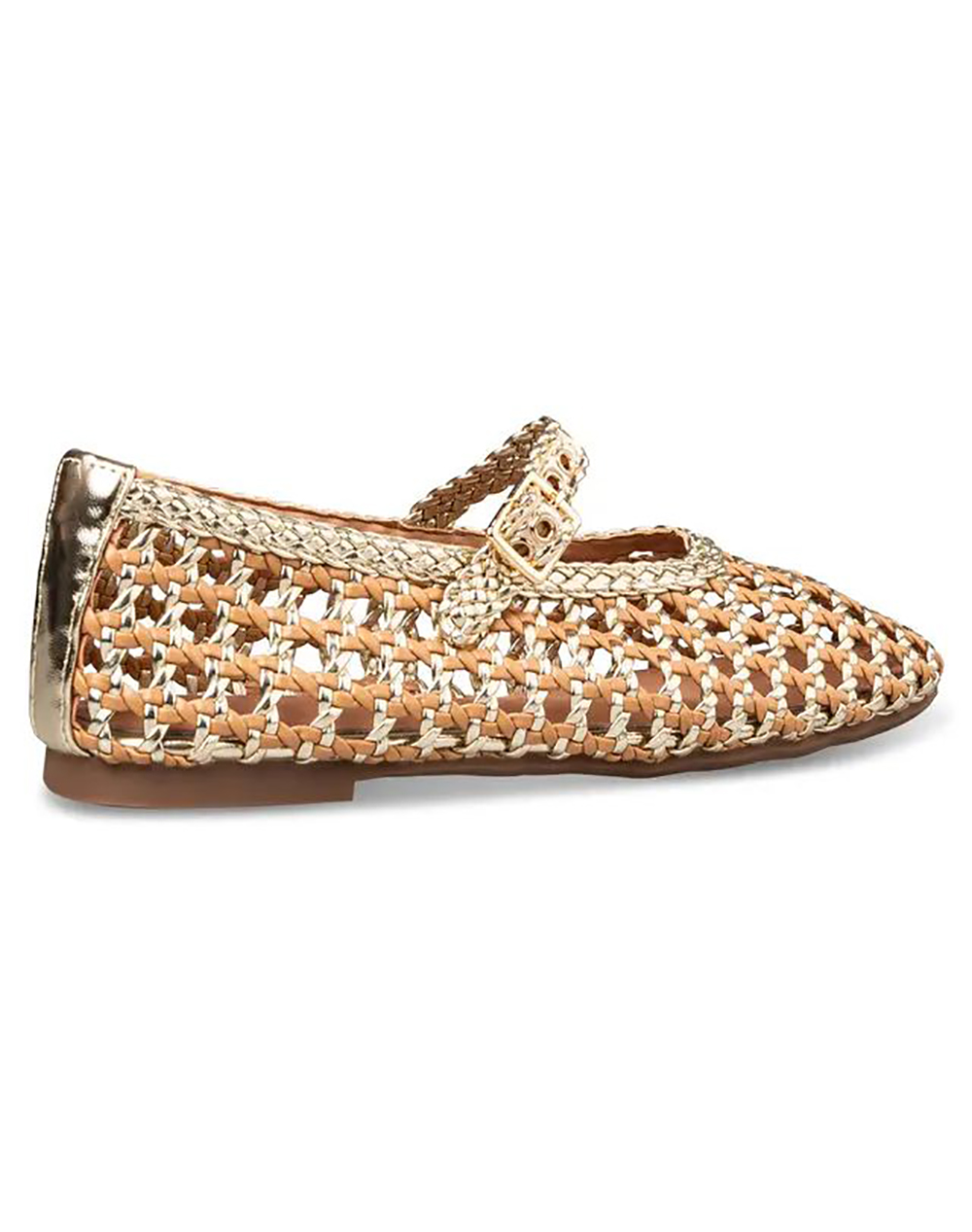 Envie Γυναικεία Συνθετικη Μπαλαρινα E96-23348-Gold Gold Γυναικεία παπούτσια Μοκασινια Μπαλαρινες Politikos Shop Πολιτικός