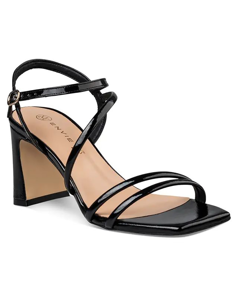 ENVIE MID-HEEL SANDALS E02-23703-BLACK Black