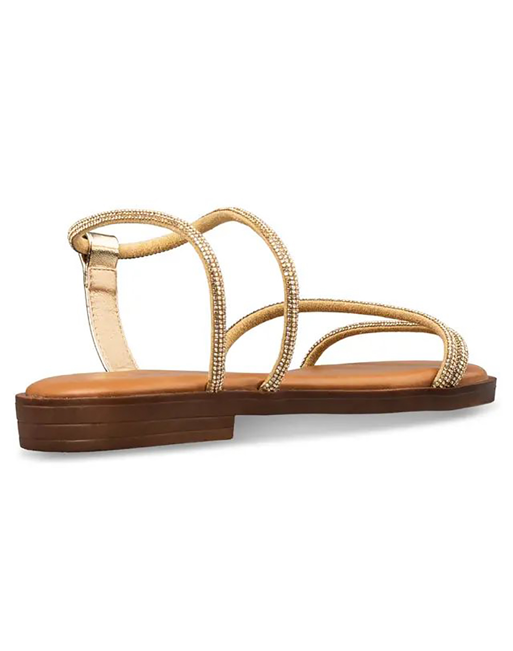 Envie Γυναικεία Συνθετικα Πεδιλα Φλατ E96-23302-Gold Gold Γυναικεία παπούτσια Εσπαντριγιες Σανδαλια Politikos Shop Πολιτικός