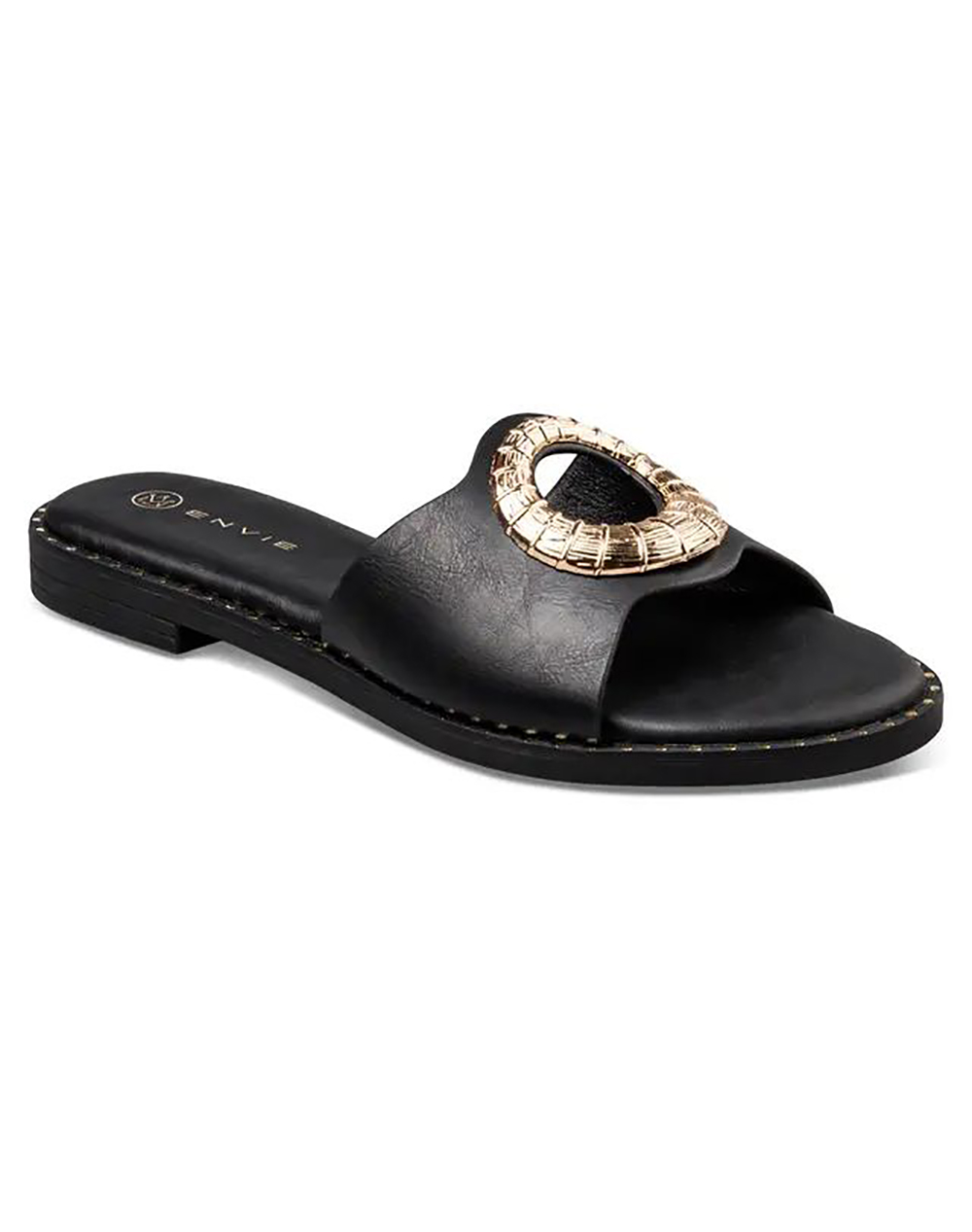 ENVIE ENVIE ΓΥΝΑΙΚΕΙΑ ΣΥΝΘΕΤΙΚΑ ΠΕΔΙΛΑ ΦΛΑΤ E96-23323-BLACK Black - 2