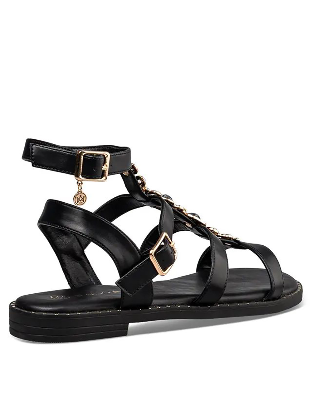 Envie Γυναικεία Συνθετικα Πεδιλα Φλατ E96-23313-Black Black Γυναικεία παπούτσια Εσπαντριγιες Σανδαλια Politikos Shop Πολιτικός