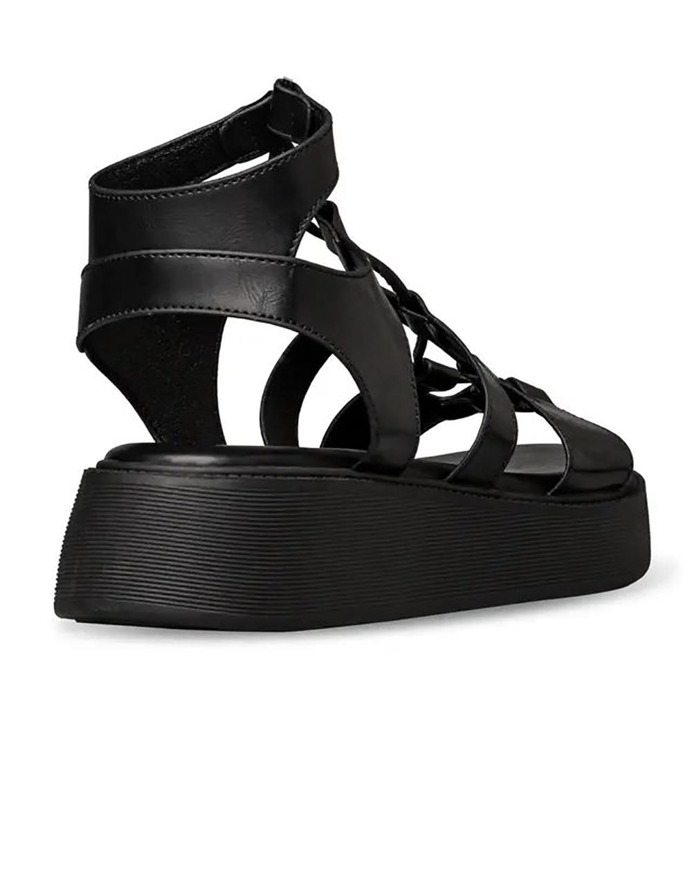 Envie Γυναικεία Συνθετικα Flatforms E96-23254-Black Black Γυναικεία παπούτσια Εσπαντριγιες Σανδαλια Politikos Shop Πολιτικός