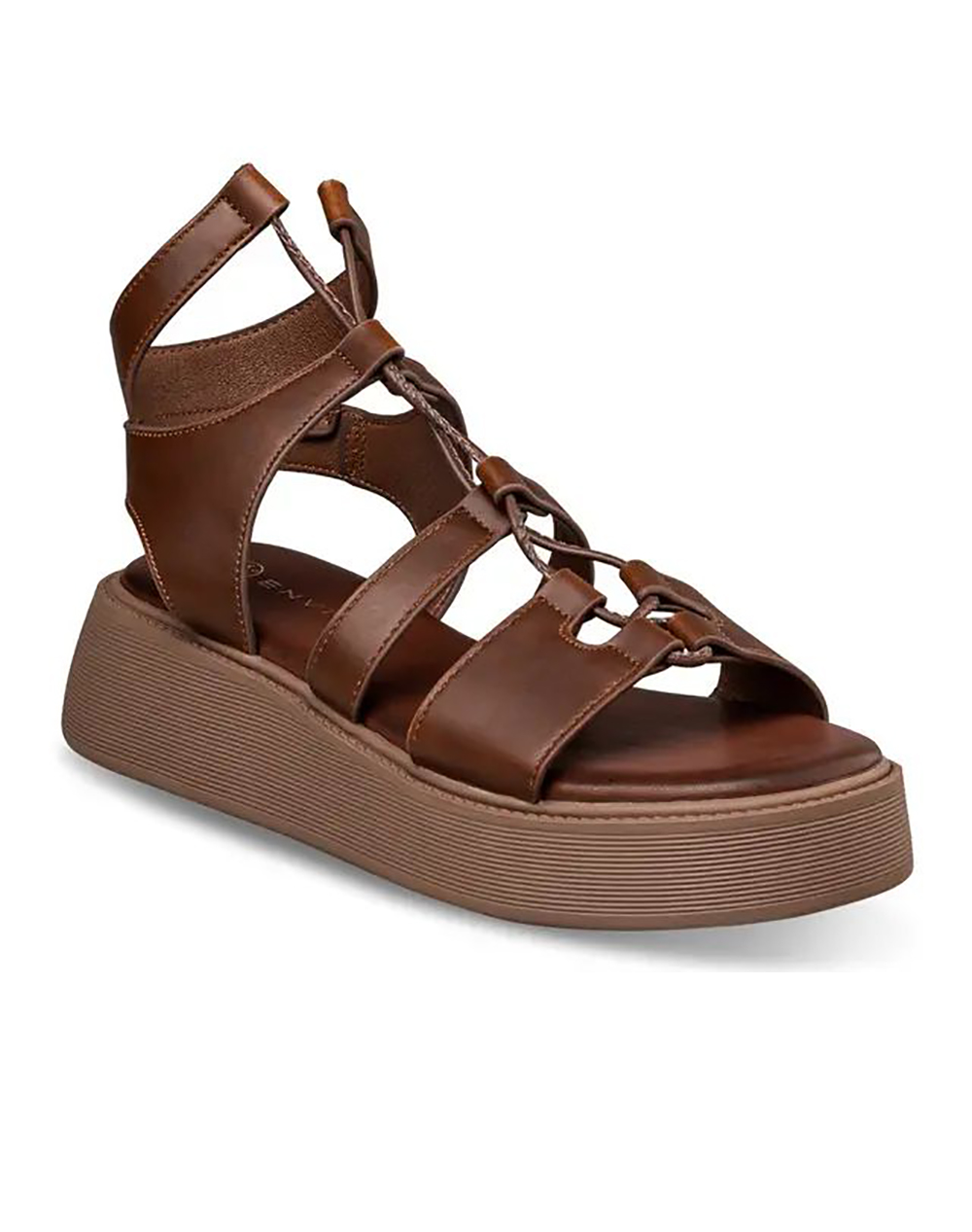 ENVIE ΓΥΝΑΙΚΕΙΑ ΣΥΝΘΕΤΙΚΑ FLATFORMS E96-23254-BROWN Brown