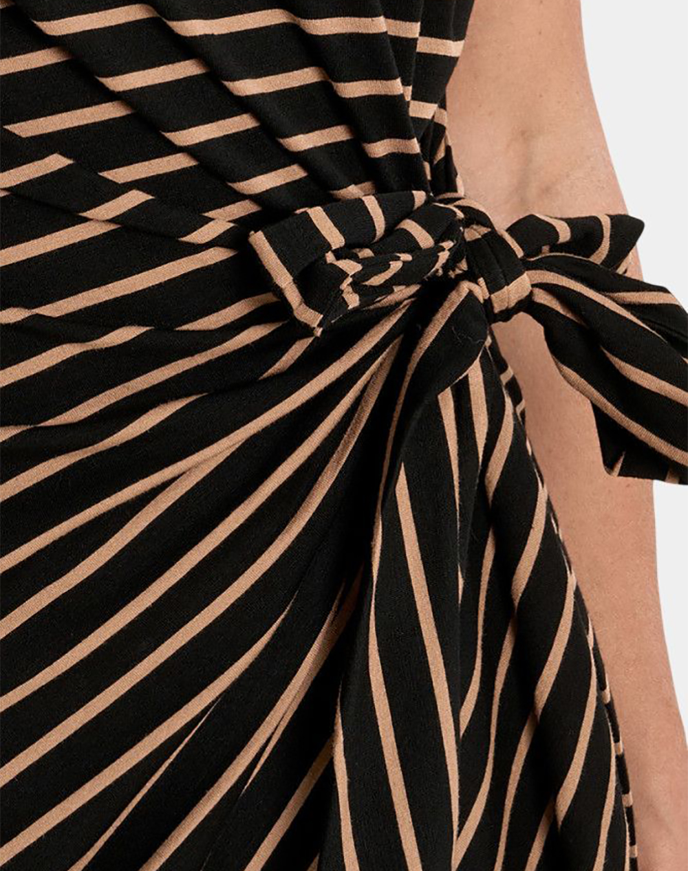 MOLLY BRACKEN LADIES KNITTED DRESS T2219EP-BEIGE/BLACK Multi φωτογραφία