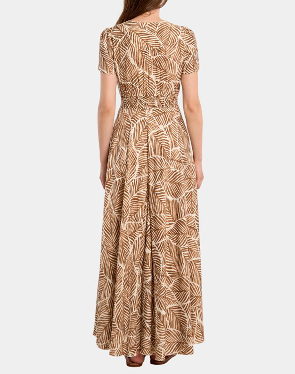 MOLLY BRACKEN LADIES WOVEN DRESS N297EE-CAMEL MATHILDE Camel φωτογραφία