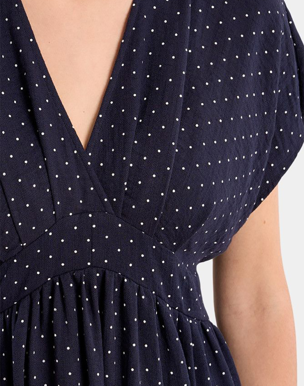 MOLLY BRACKEN LADIES WOVEN DRESS LA1876BEP-NAVY BLUE NavyBlue φωτογραφία