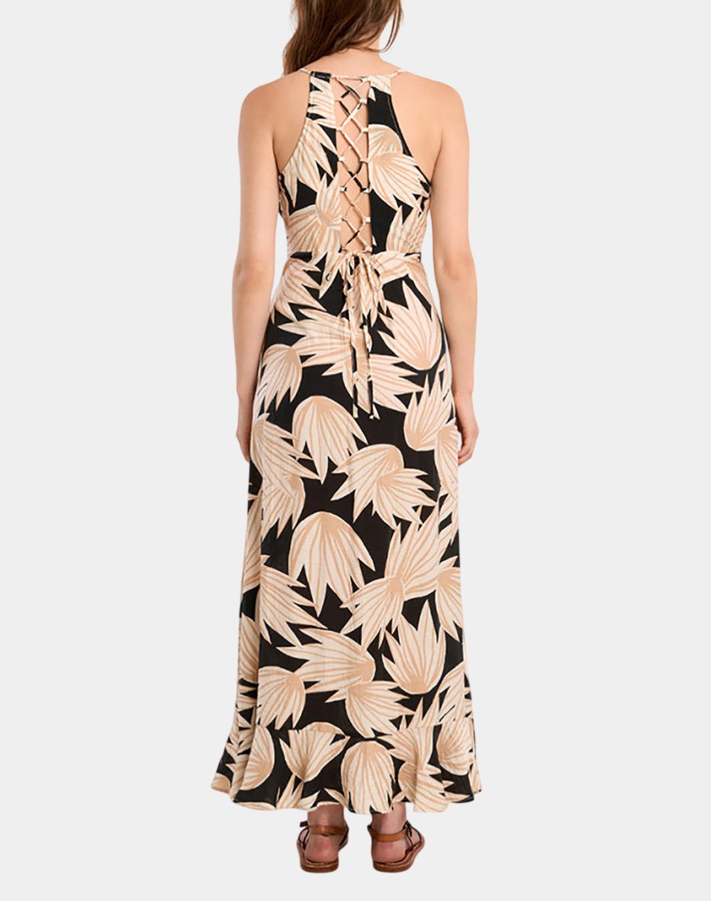 MOLLY BRACKEN LADIES WOVEN DRESS LA70BEP-BLACK AVA Mixed