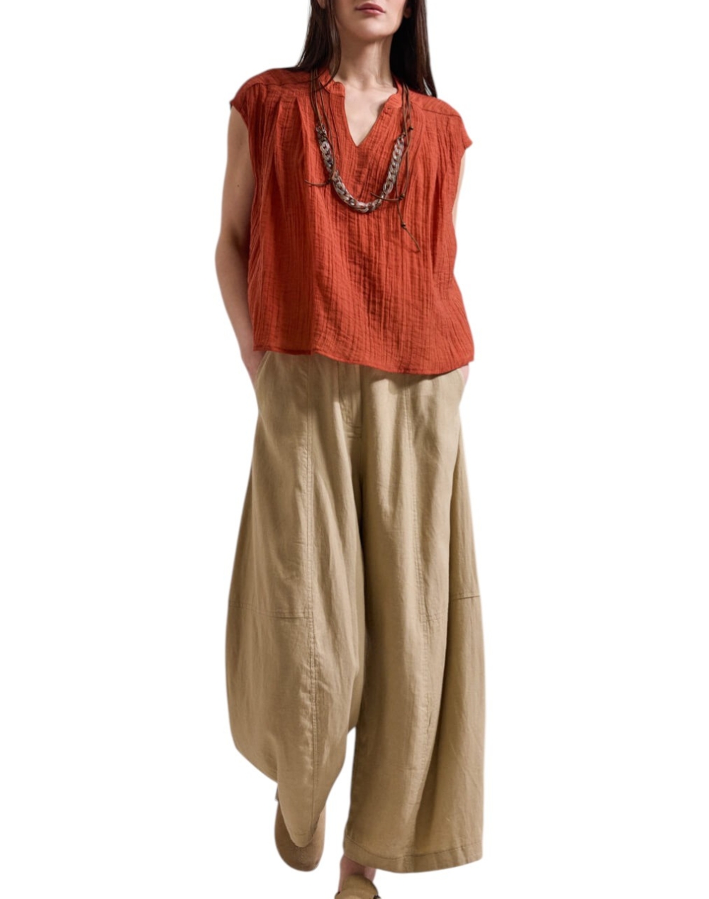 NAMASTE NAMASTE ΠΑΝΤΕΛΟΝΙ SEMA SS0126043-BEIGE Biege - 2