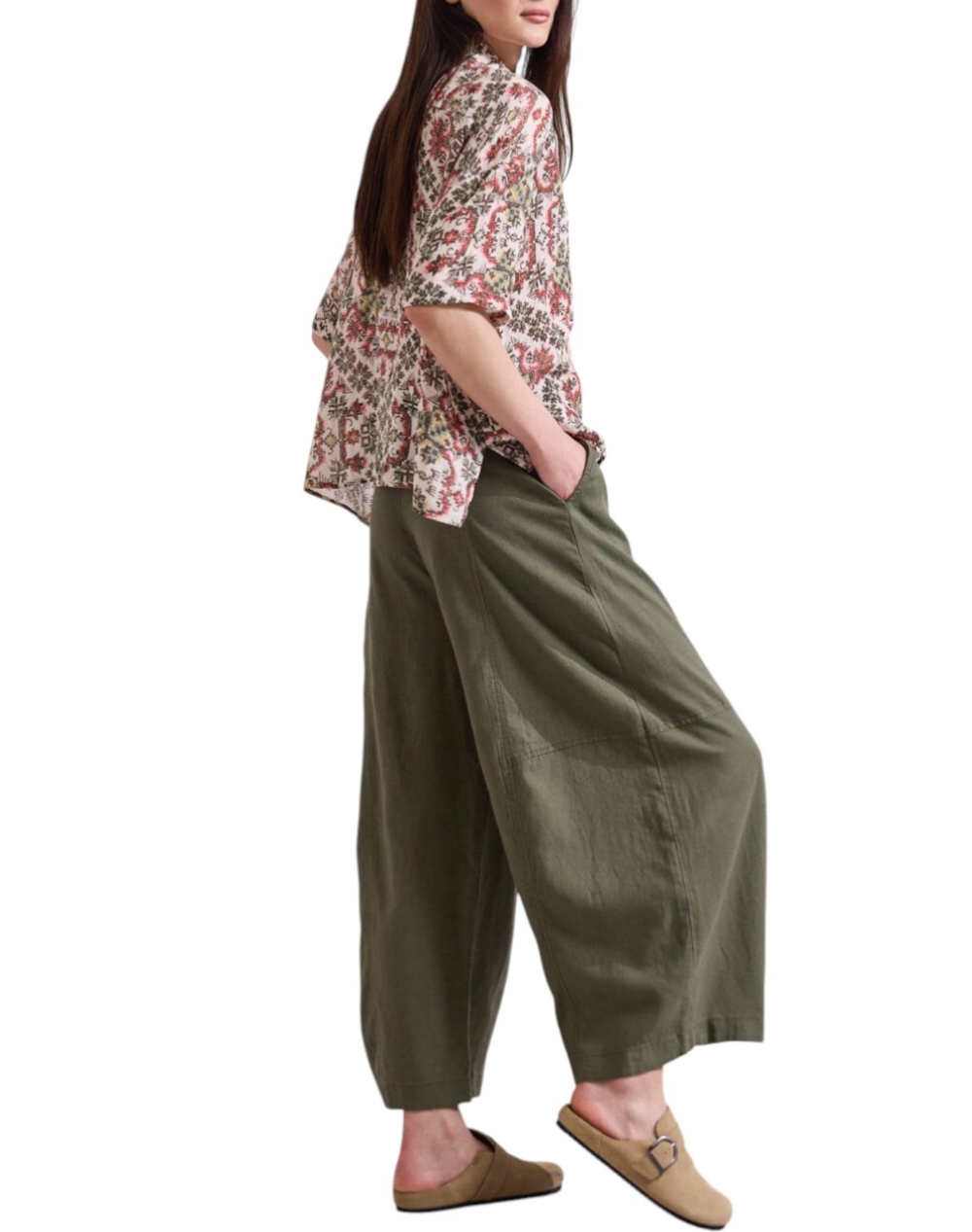 NAMASTE NAMASTE ΠΑΝΤΕΛΟΝΙ SEMA SS0126043-KHAKI Khaki - 2