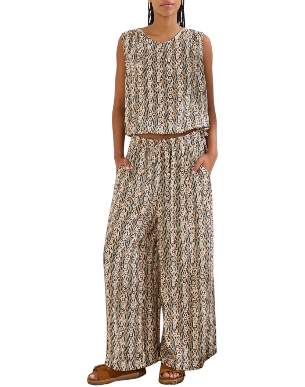 NAMASTE ΠΑΝΤΕΛΟΝΙ TALENNE_1 SS0126013-CREAM Mixed
