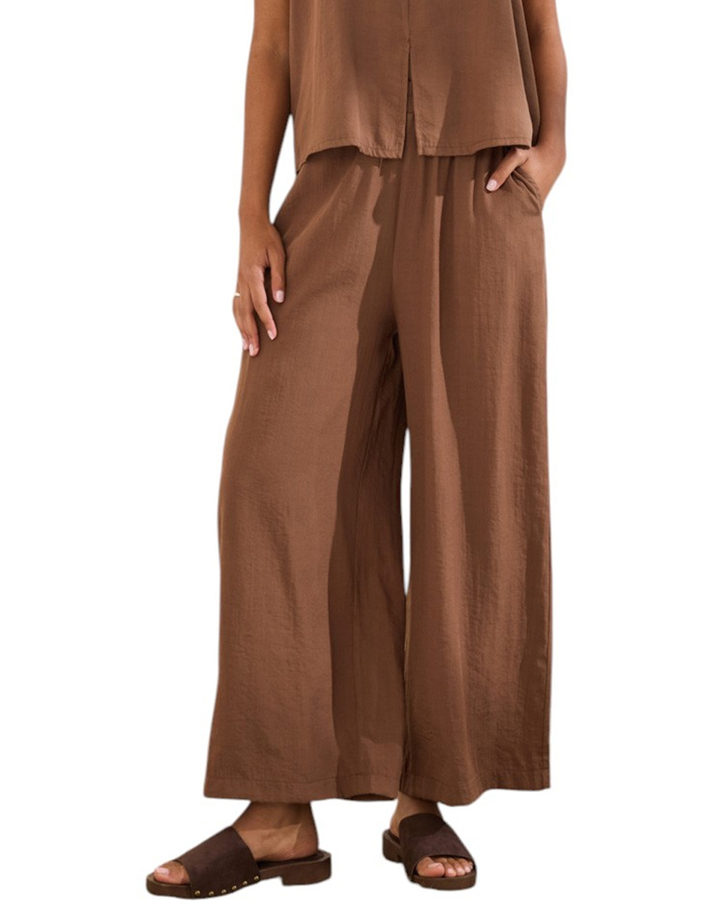NAMASTE ΠΑΝΤΕΛΟΝΙ ELLI SS0126011-CACAO Chocolate
