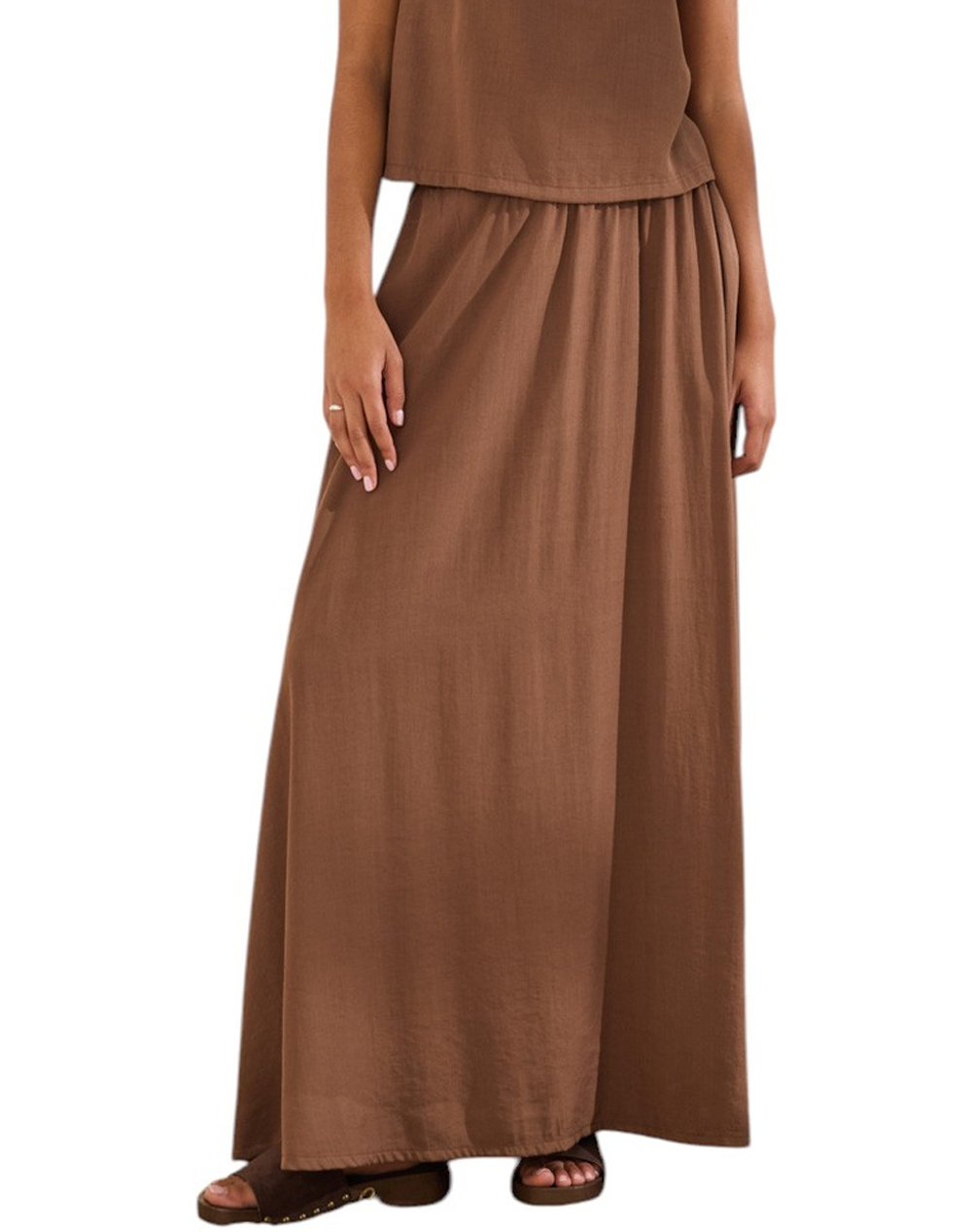 NAMASTE ΦΟΥΣΤΑ ARETHA SS0326017-CACAO Chocolate