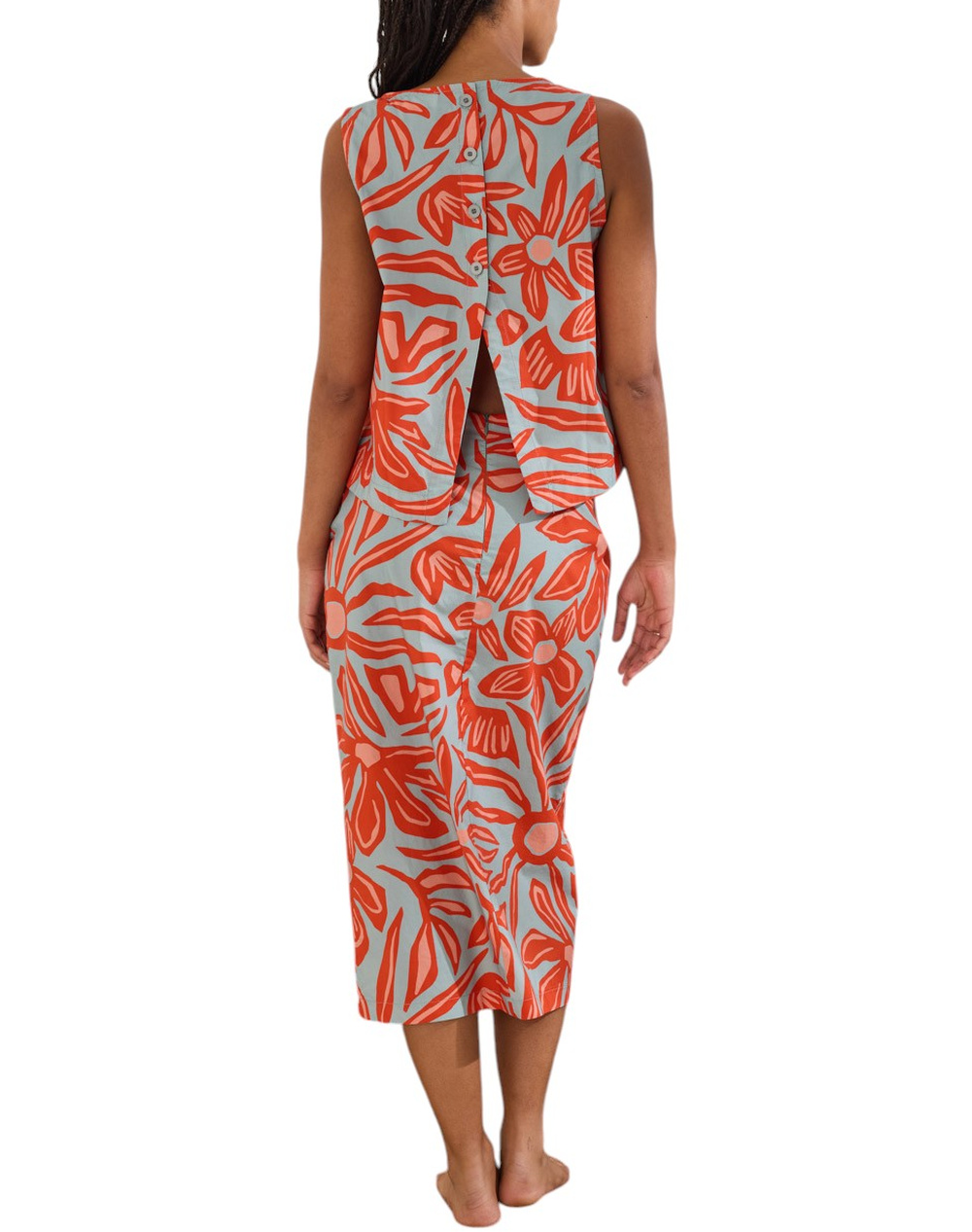 NAMASTE NAMASTE ΦΟΥΣΤΑ LEANNA SS0326010-CORAL Multi - 2