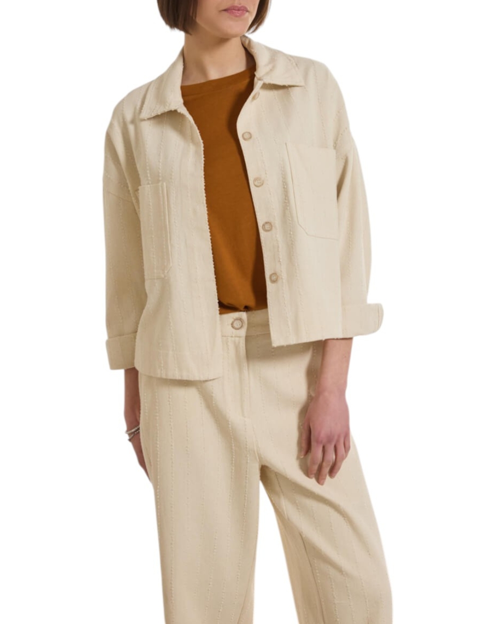 NAMASTE ΜΠΟΥΦΑΝ EREBOS SS0526001-CREAM Cream