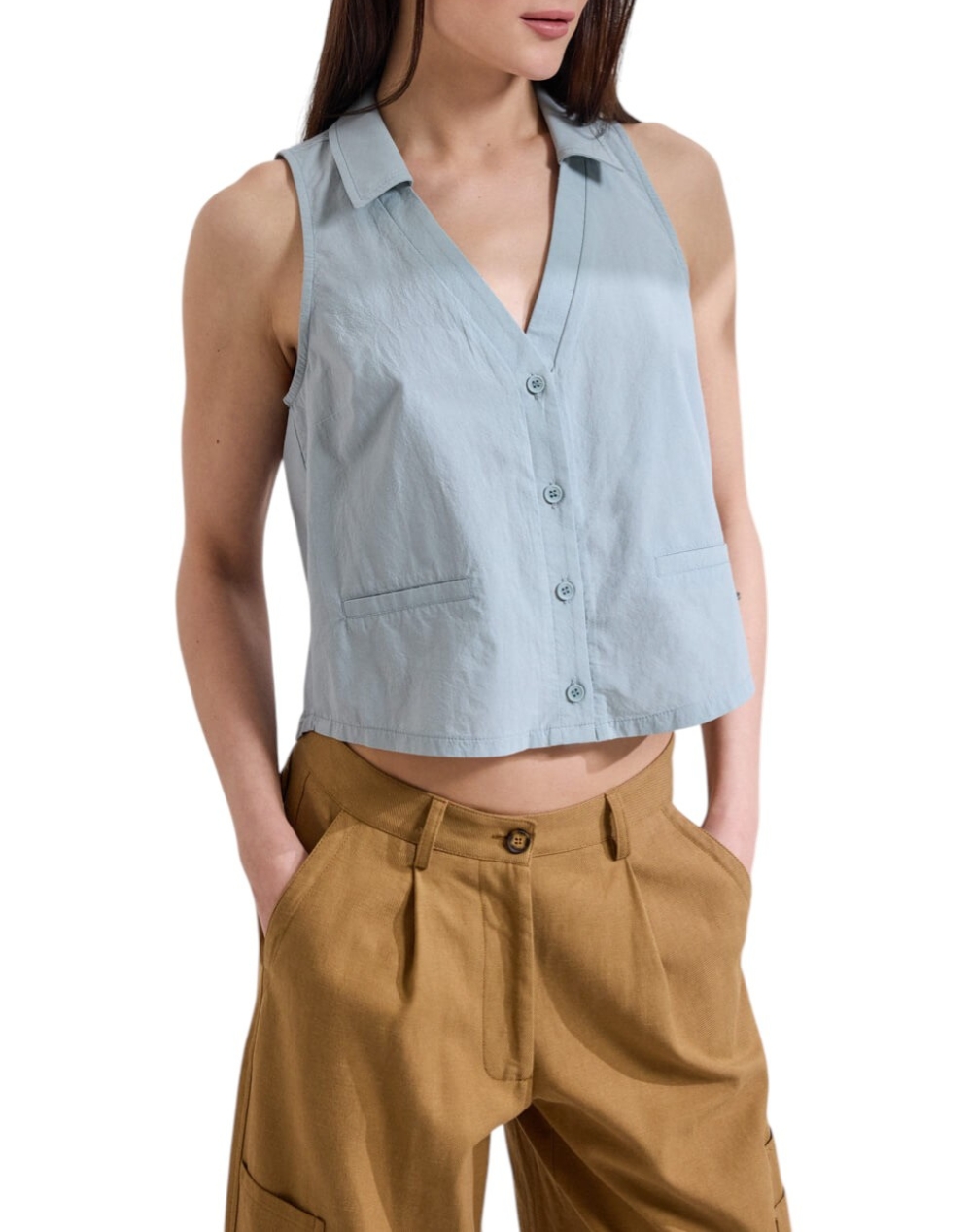 NAMASTE ΠΟΥΚΑΜΙΣΟ ELARIA SS0426030-SIEL Ciel