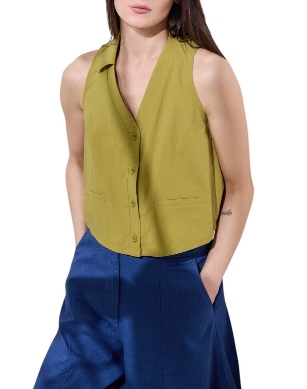 NAMASTE ΠΟΥΚΑΜΙΣΟ ELARIA SS0426030-OLIVE Olive