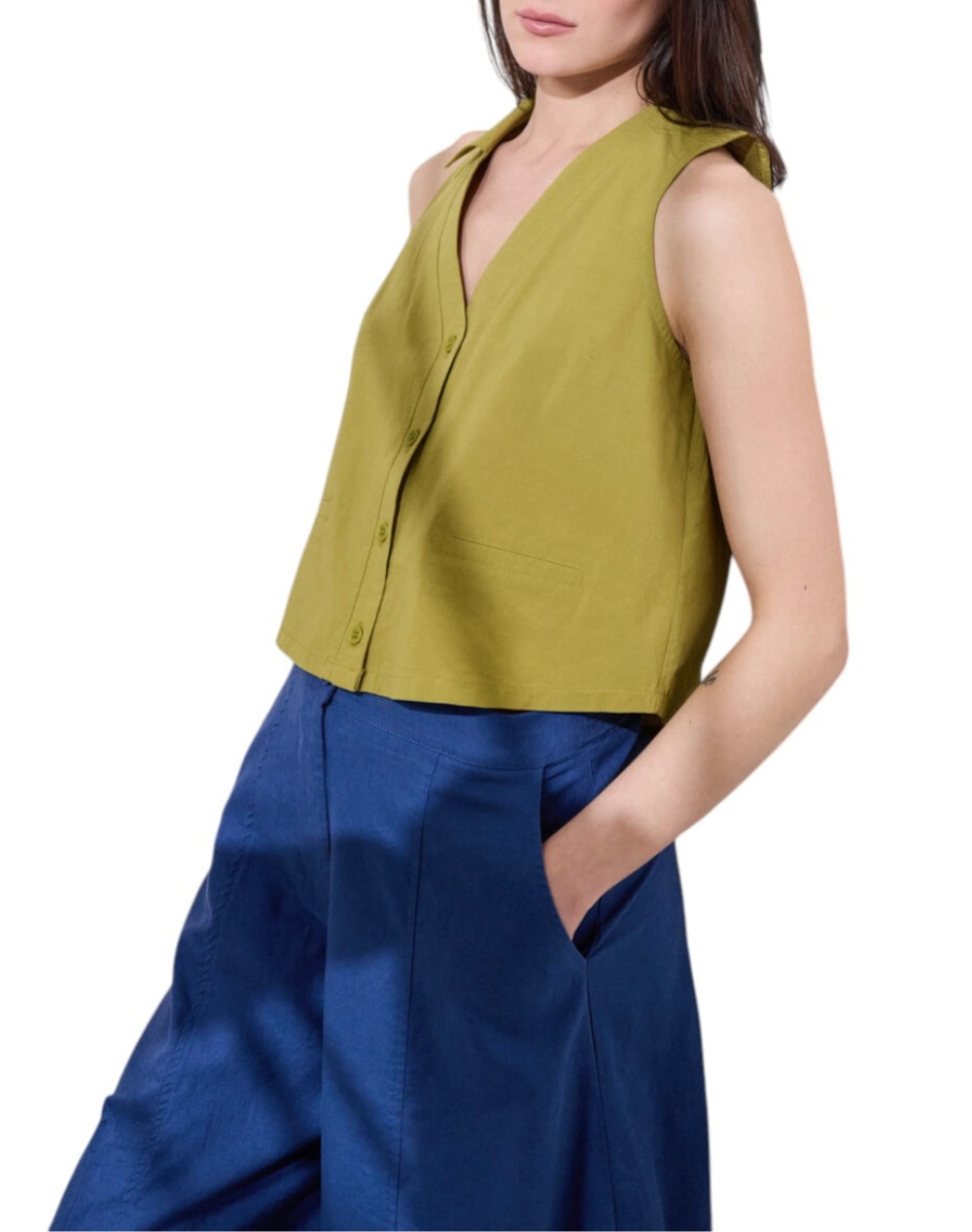 NAMASTE ΠΟΥΚΑΜΙΣΟ ELARIA SS0426030-OLIVE Olive