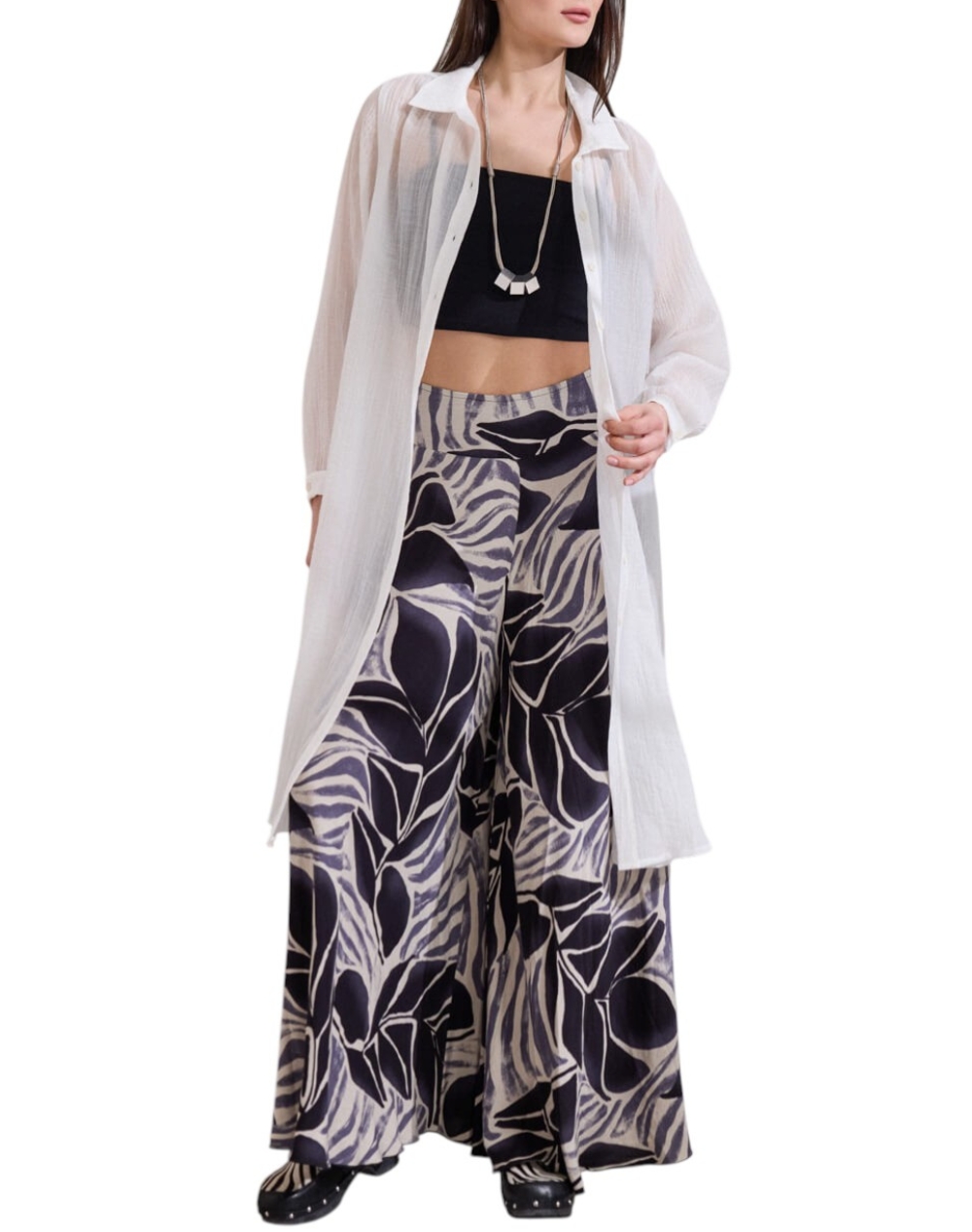 NAMASTE ΠΟΥΚΑΜΙΣΟ AMAYA SS0426013-WHITE White