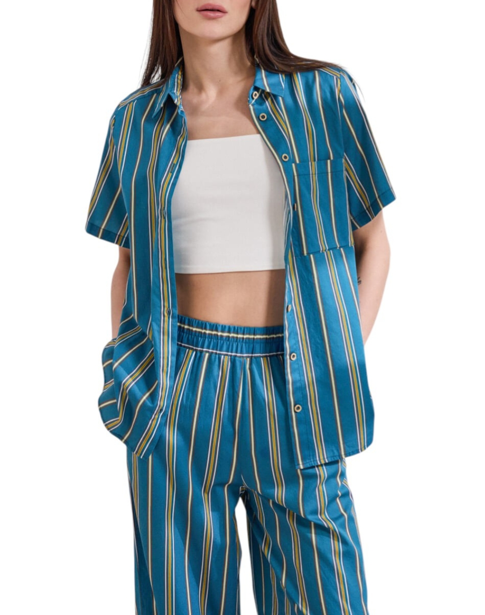 Namaste NAMASTE ΠΟΥΚΑΜΙΣΟTHIRZA_2 SS0426006-PETROL Petrol