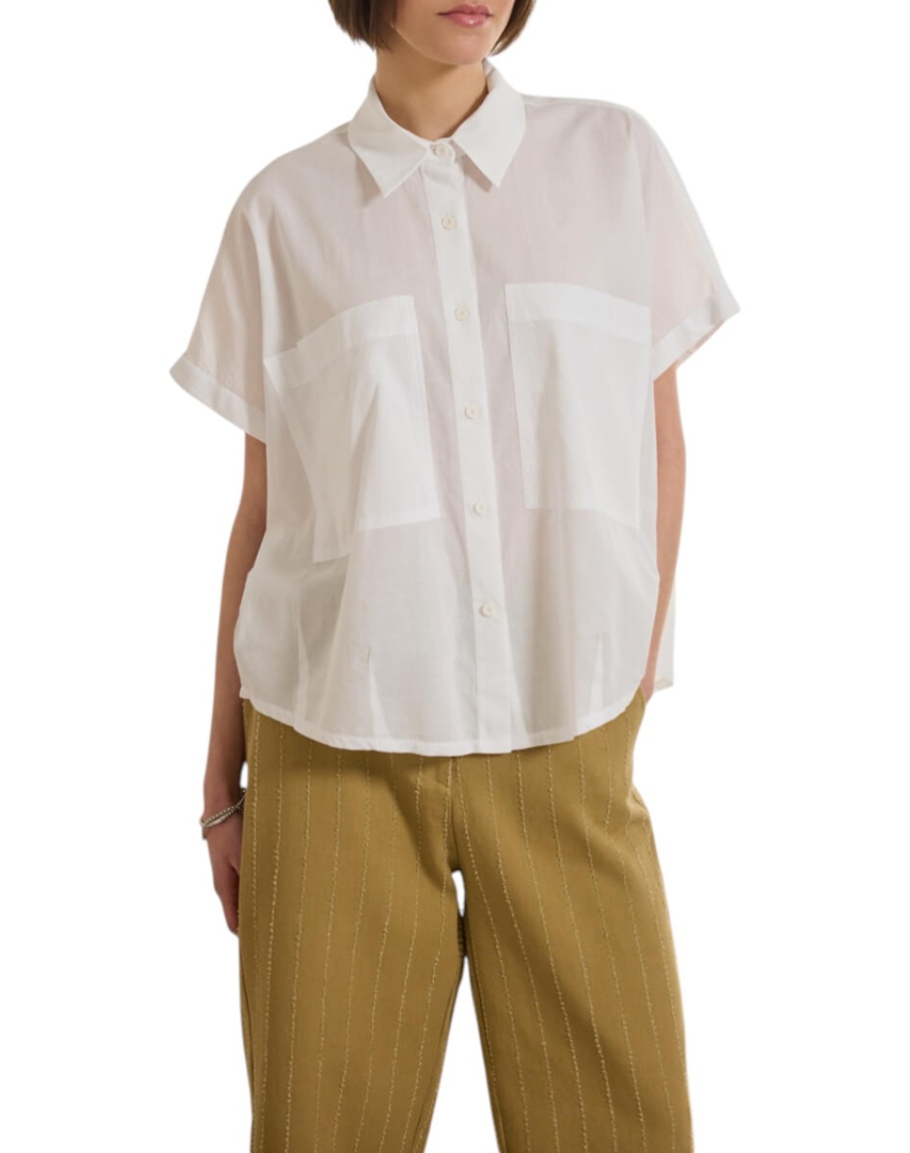 NAMASTE ΠΟΥΚΑΜΙΣΟ NELLY SS0426029-WHITE White