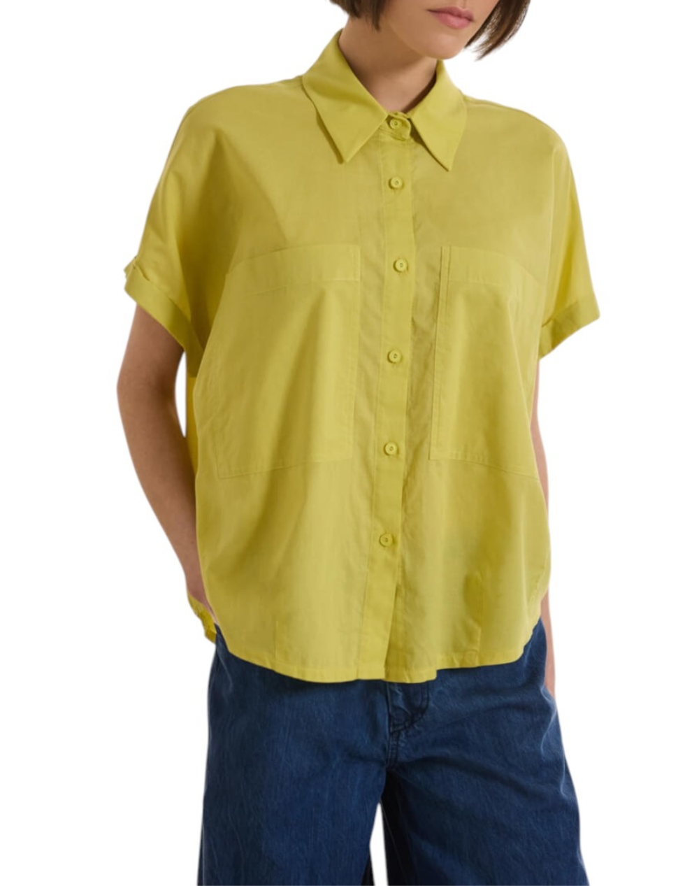 NAMASTE ΠΟΥΚΑΜΙΣΟ NELLY SS0426029-YELLOW Yellow