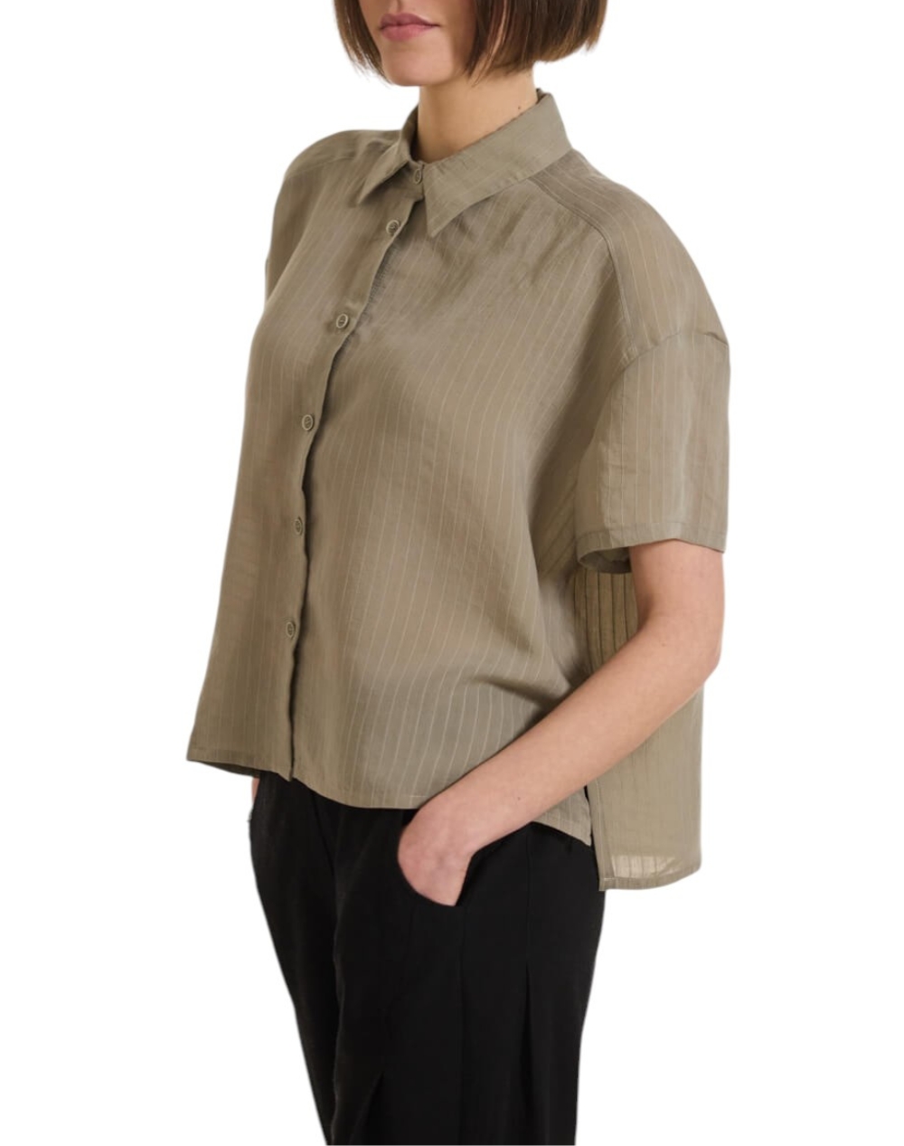 NAMASTE NAMASTE ΠΟΥΚΑΜΙΣΟ CALISTA SS0426009-GREY Biege - 2