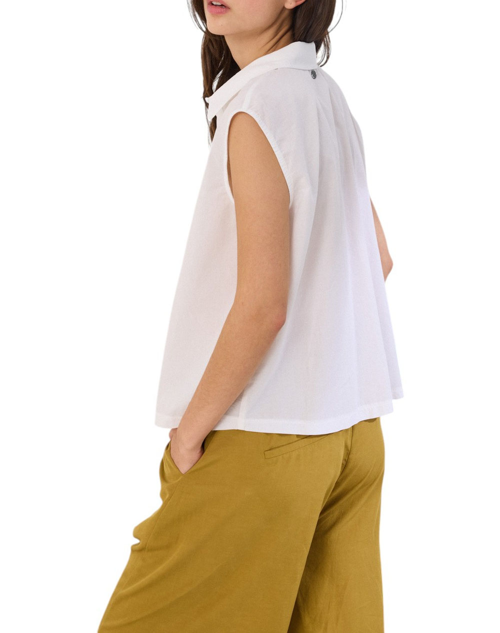 NAMASTE ΠΟΥΚΑΜΙΣΟ ROSELLA SS0426028-WHITE White