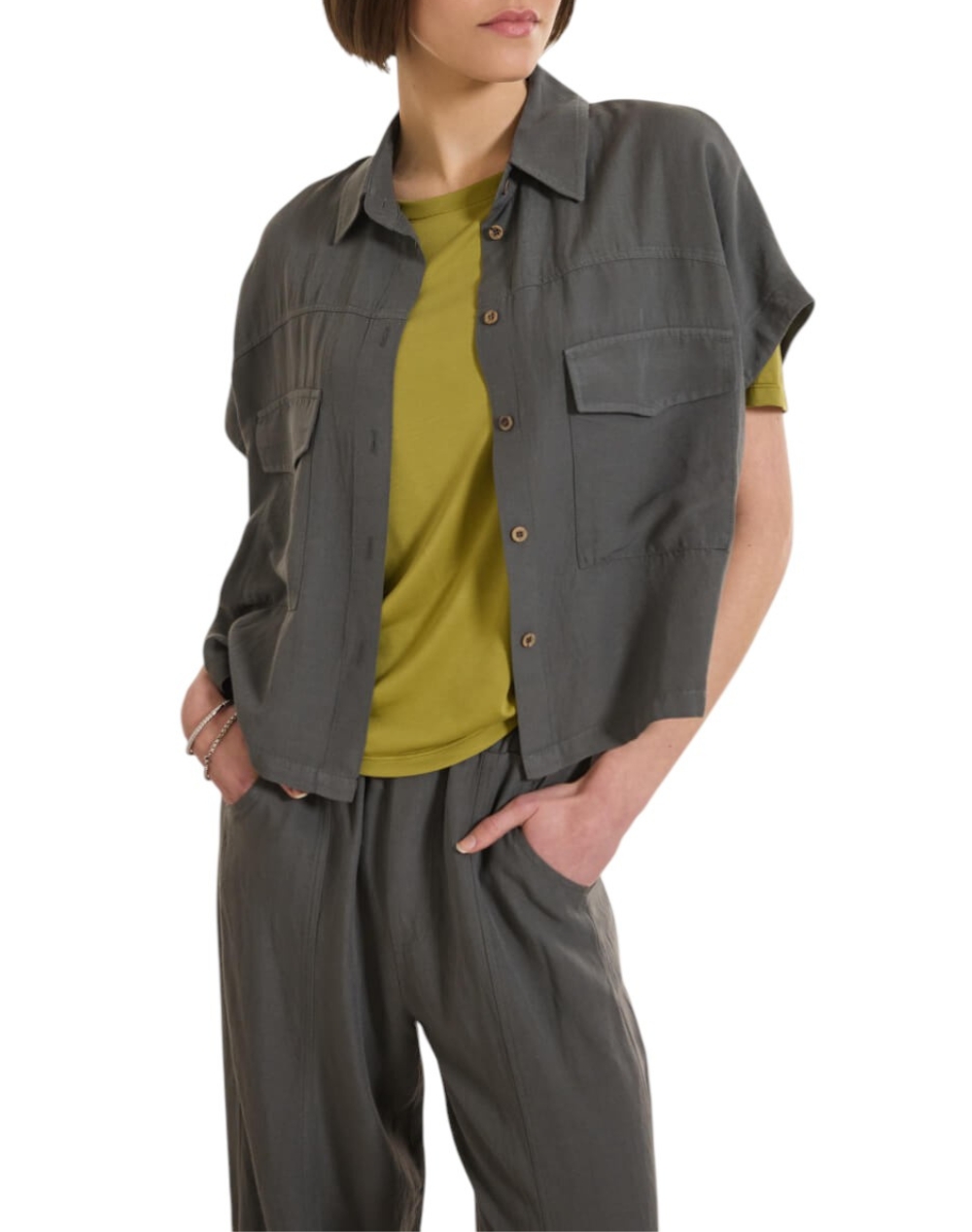 NAMASTE ΠΟΥΚΑΜΙΣΟ GORDON_1 SS0426032-GREY DarkGray