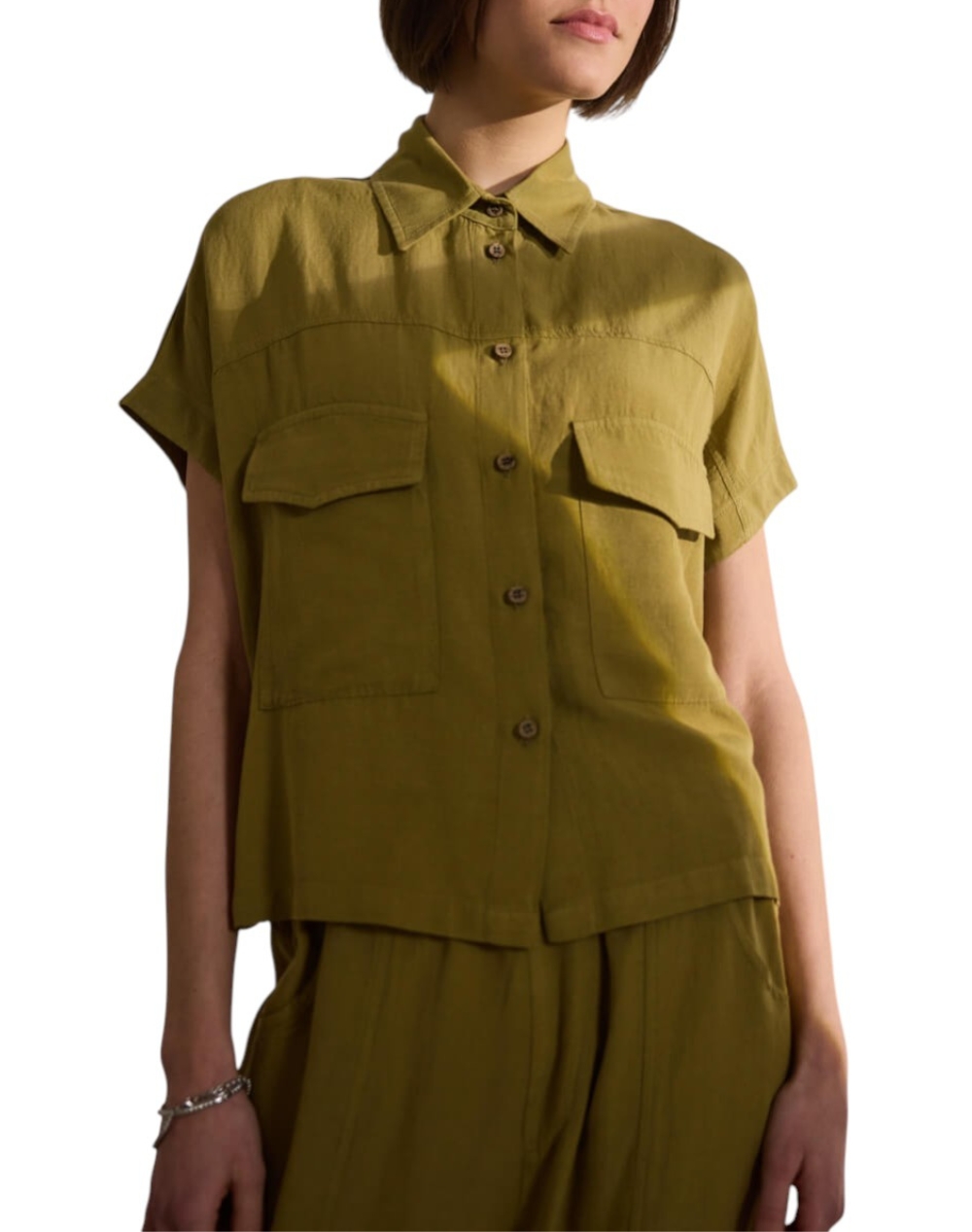 NAMASTE NAMASTE ΠΟΥΚΑΜΙΣΟ GORDON_1 SS0426032-OLIVE Olive - 2