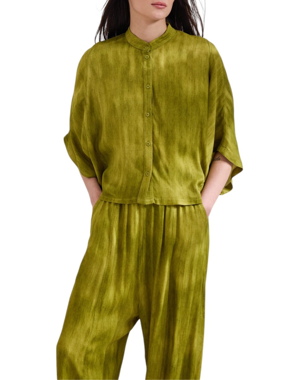 NAMASTE ΠΟΥΚΑΜΙΣΟ FEORA SS0426011-OILIVE Olive