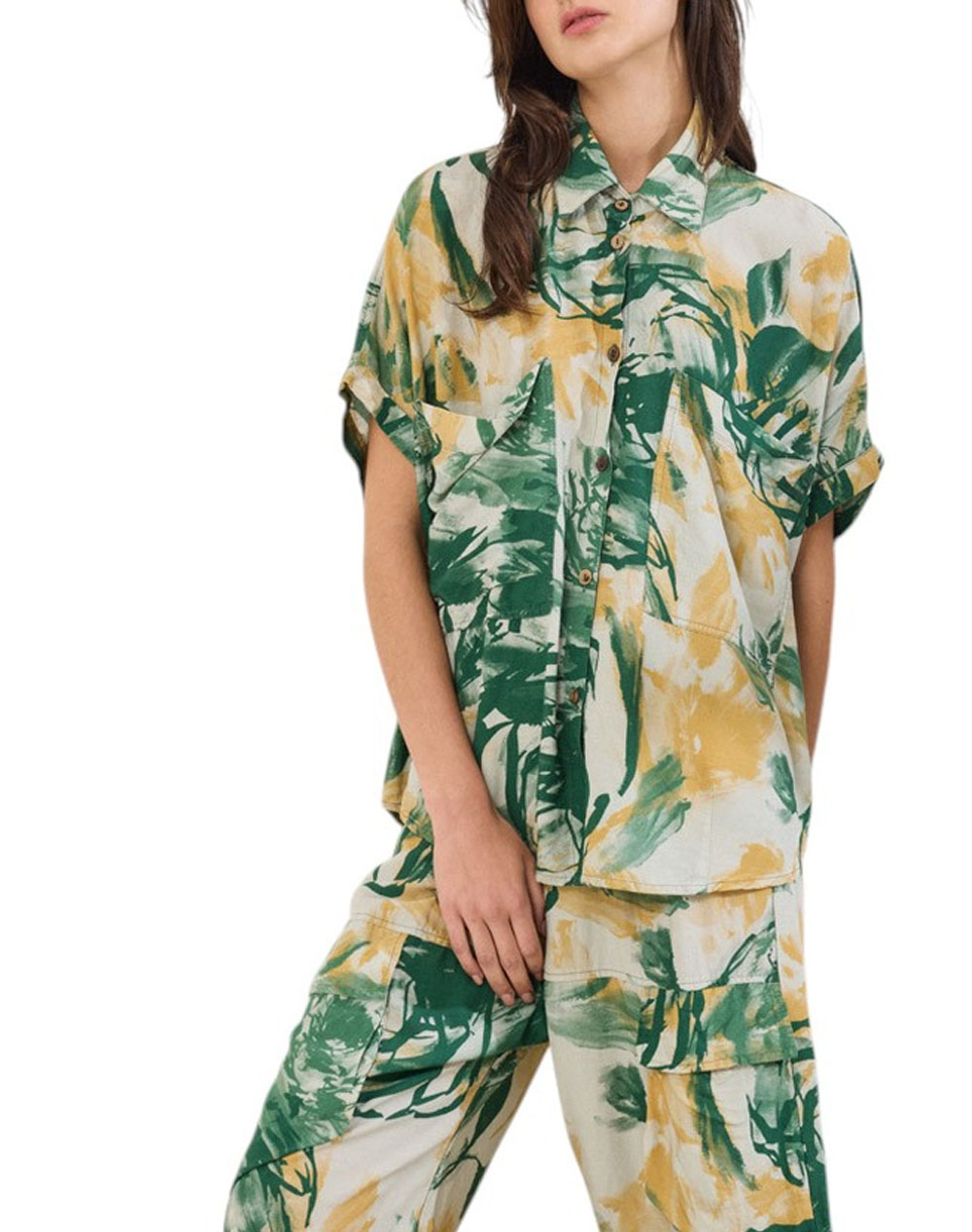 NAMASTE ΠΟΥΚΑΜΙΣΟ FLOW SS0426004-GREEN Green