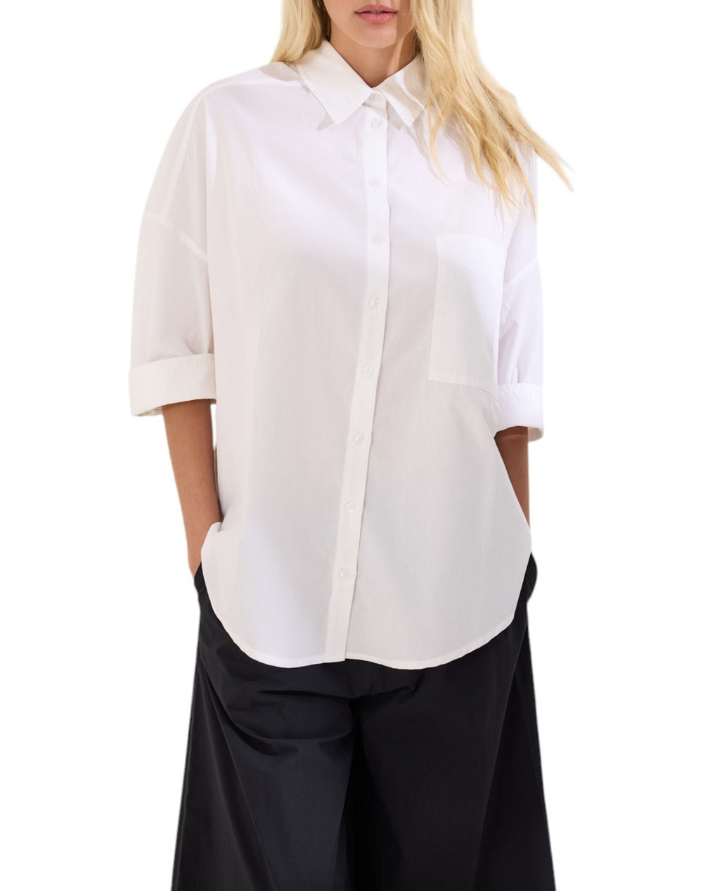 NAMASTE ΠΟΥΚΑΜΙΣΟ AZUCENA SS0426025-WHITE White