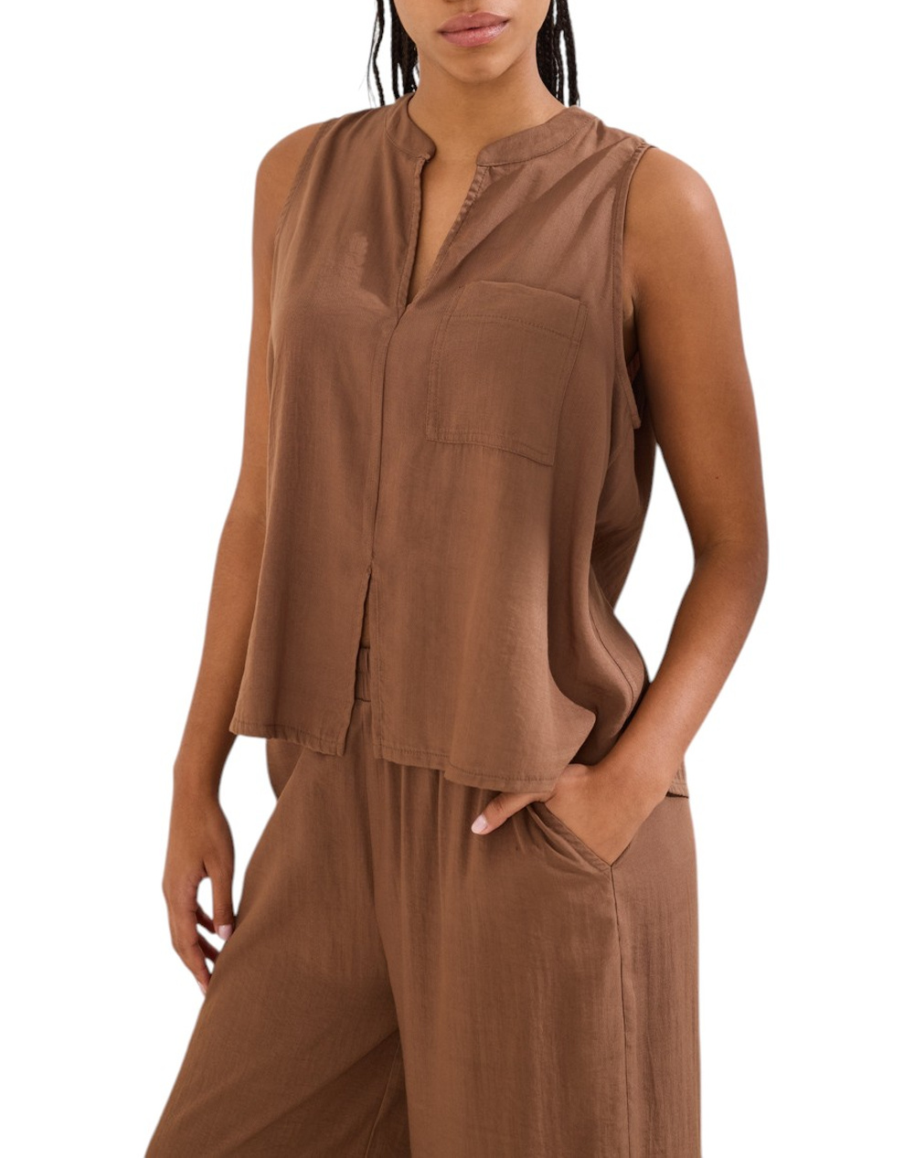 NAMASTE ΤΟΥΝΙΚ AUBRIELLA SS0926003-CACAO Chocolate