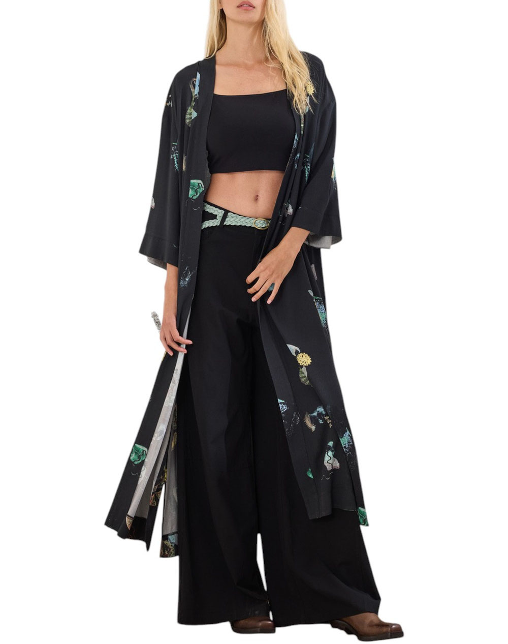 NAMASTE ΚΙΜΟΝΟ KAMARI SS1226004-BLACK JetBlack