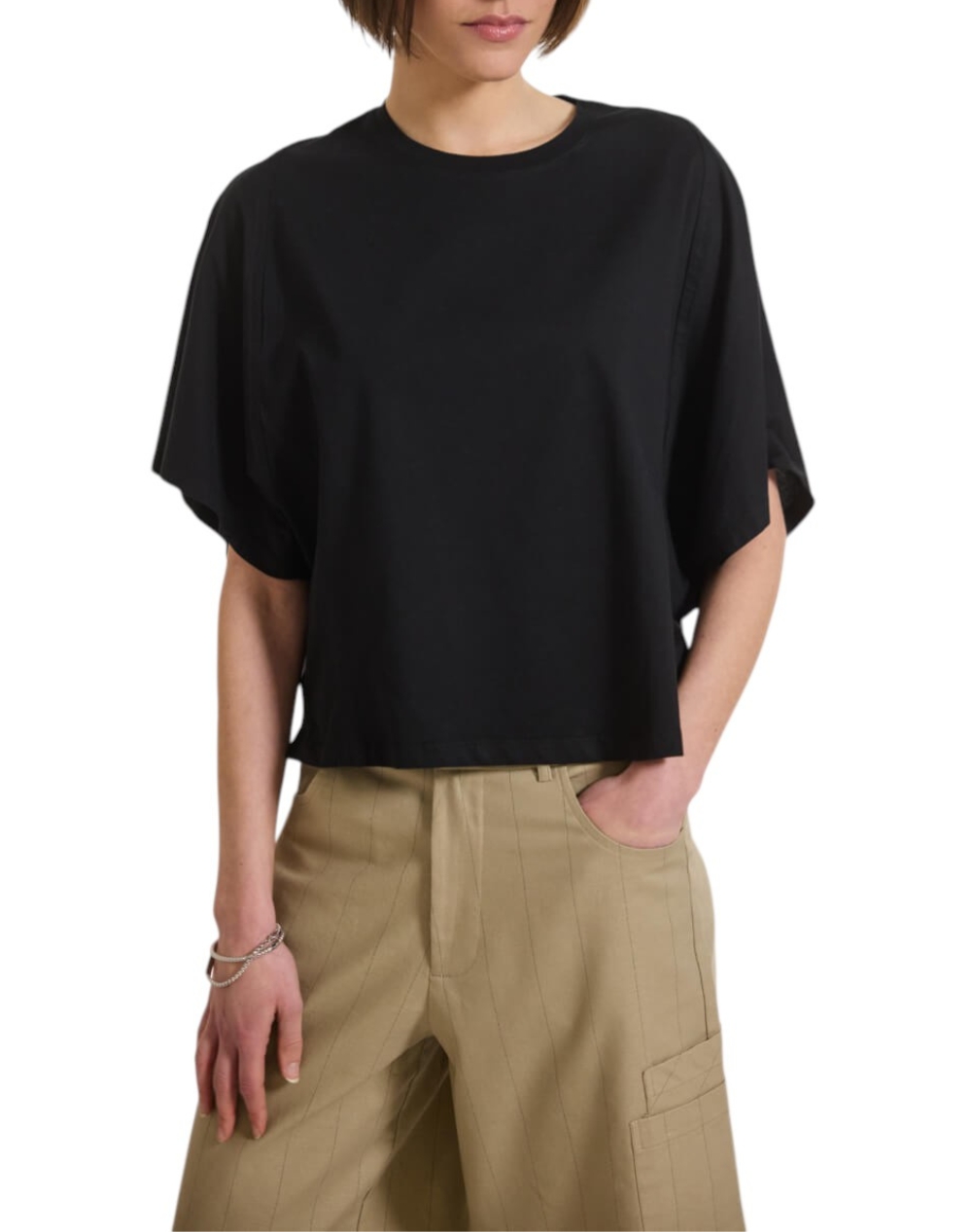 NAMASTE ΜΠΛΟΥΖΑ DELIA SS0726012-BLACK Black