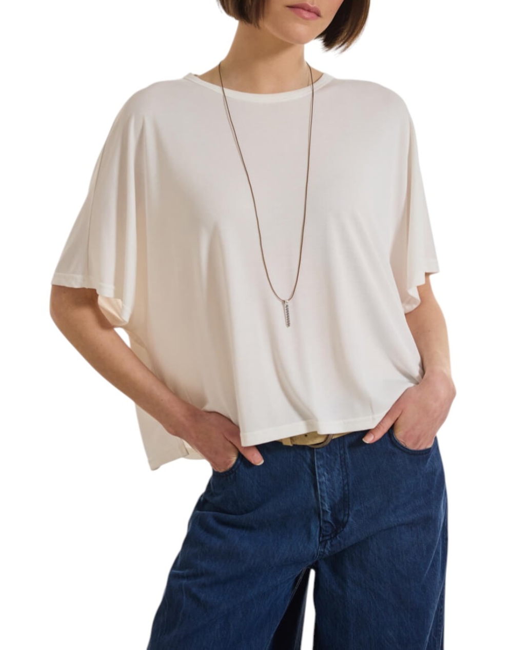 NAMASTE ΜΠΛΟΥΖΑ DICE SS0726005-CREAM Cream