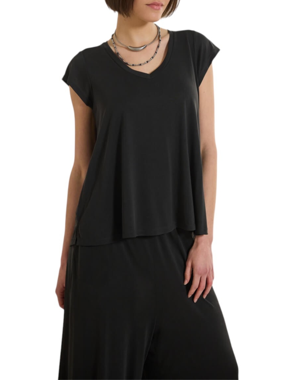 NAMASTE ΜΠΛΟΥΖΑ ARLUNA SS0726006-BLACK Black