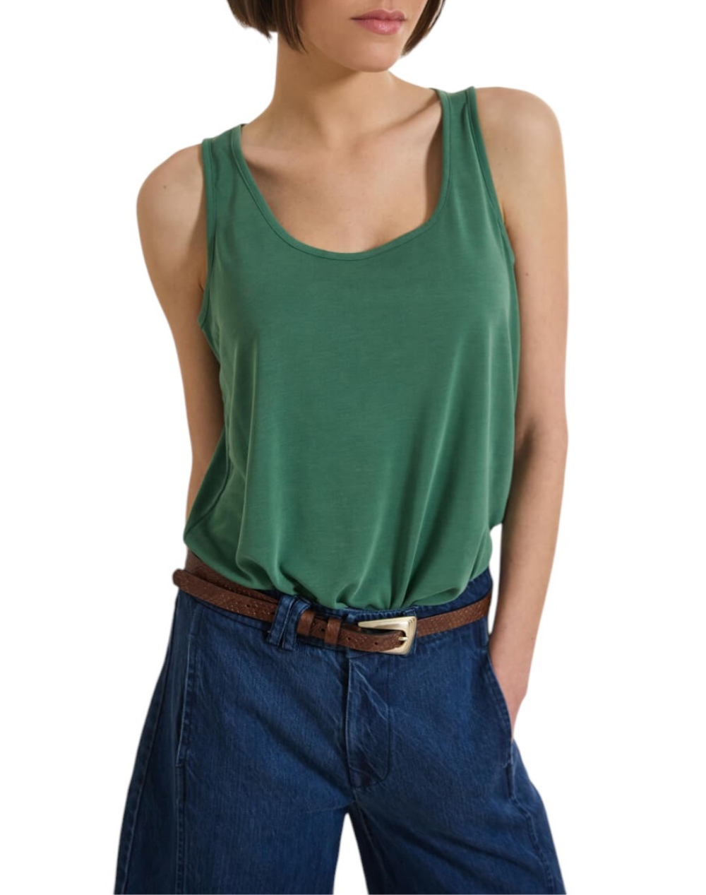 NAMASTE ΜΠΛΟΥΖΑ COPE SS0726033-GREEN Green