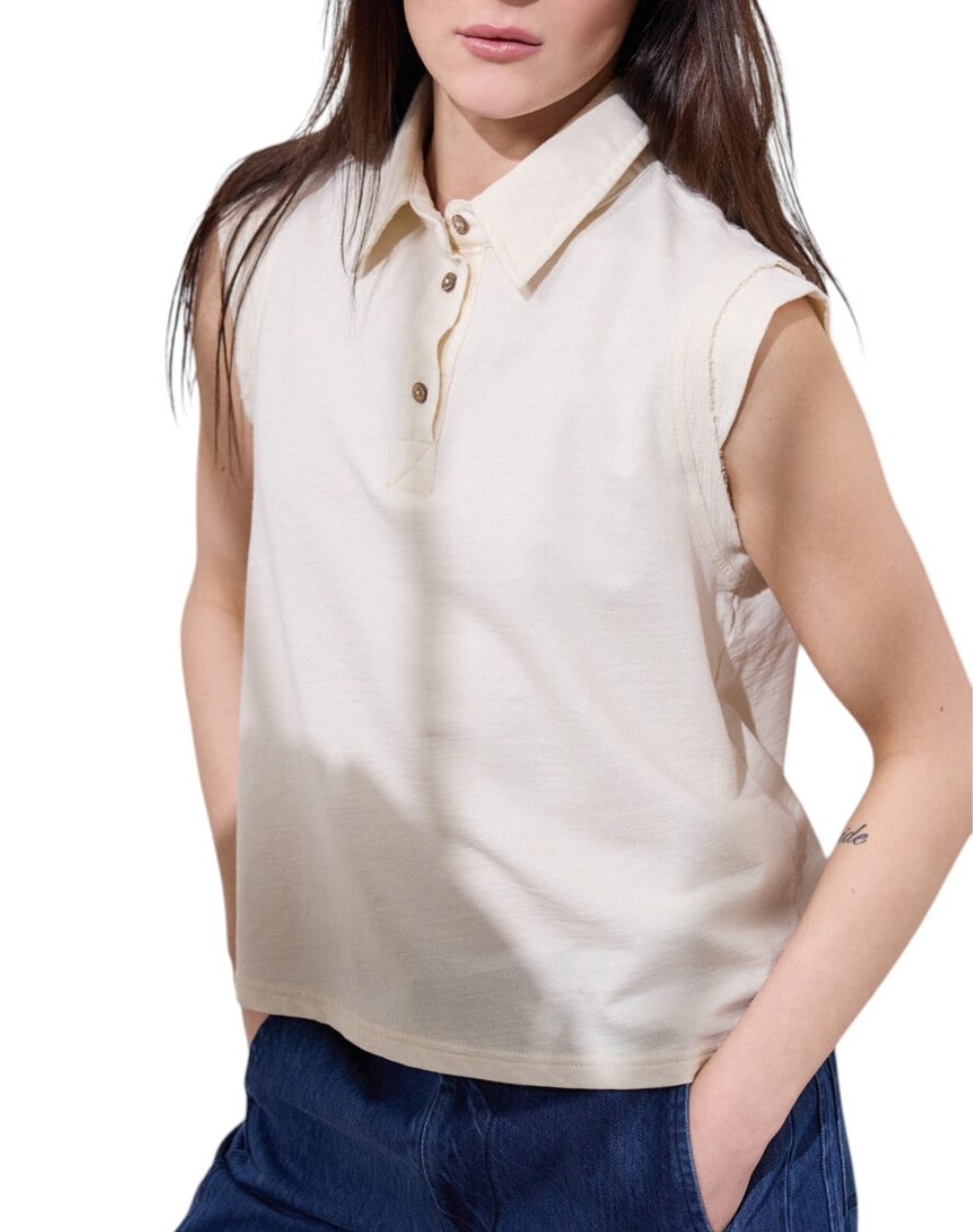 NAMASTE ΜΠΛΟΥΖΑ DIZRA SS0726035-CREAM Cream