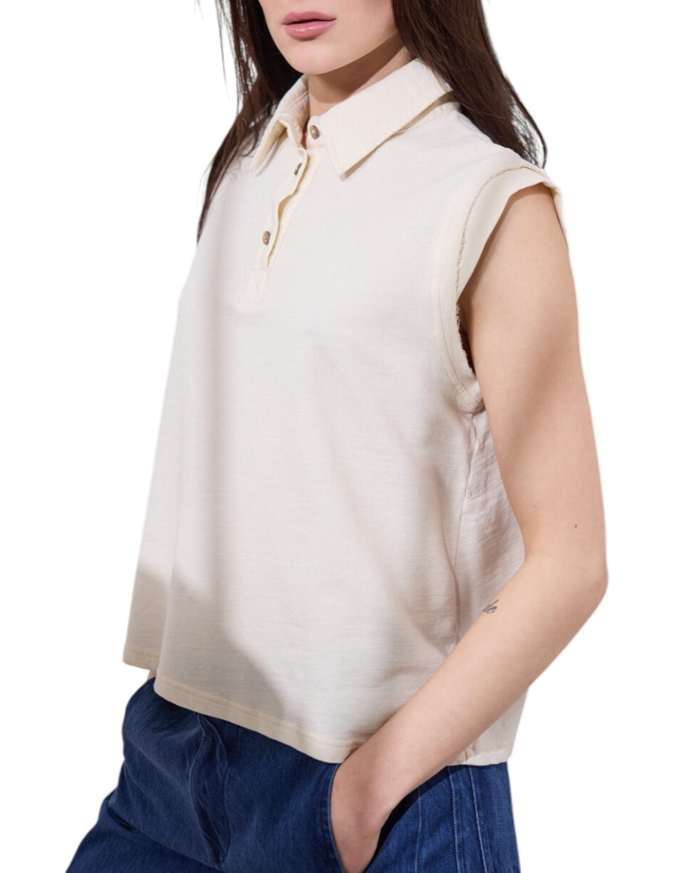 NAMASTE NAMASTE ΜΠΛΟΥΖΑ DIZRA SS0726035-CREAM Cream - 2