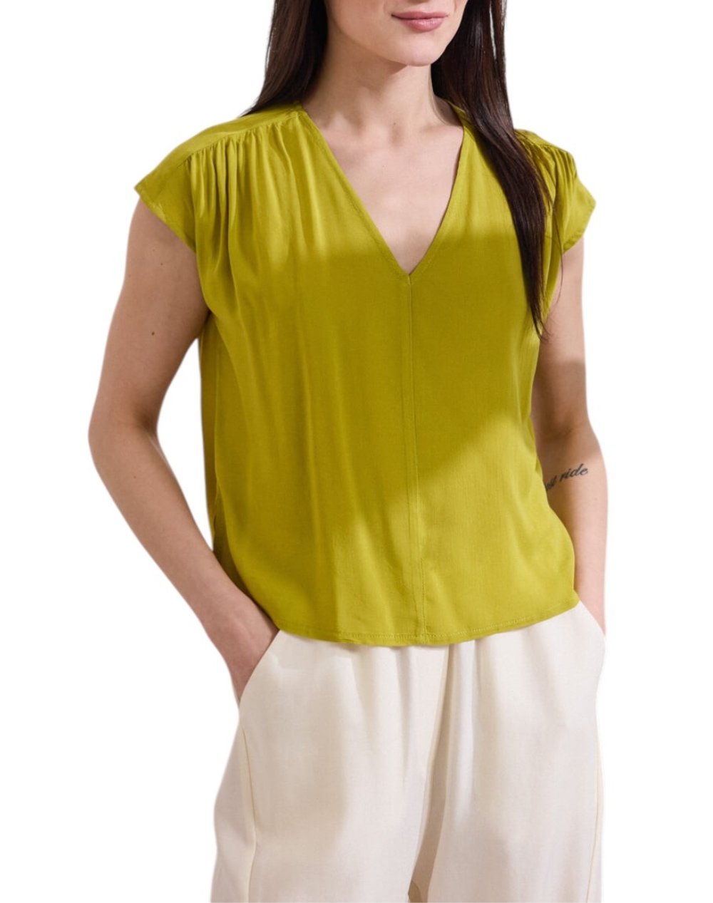 NAMASTE ΤΟΥΝΙΚ GENTLE SS0926011-OLIVE Olive